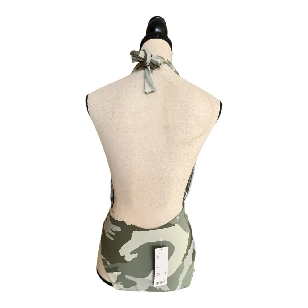 Urban Outfitters Out From Under Lucia Camo Printed Wrap OnePiece Swimsuit Size S - Image 3