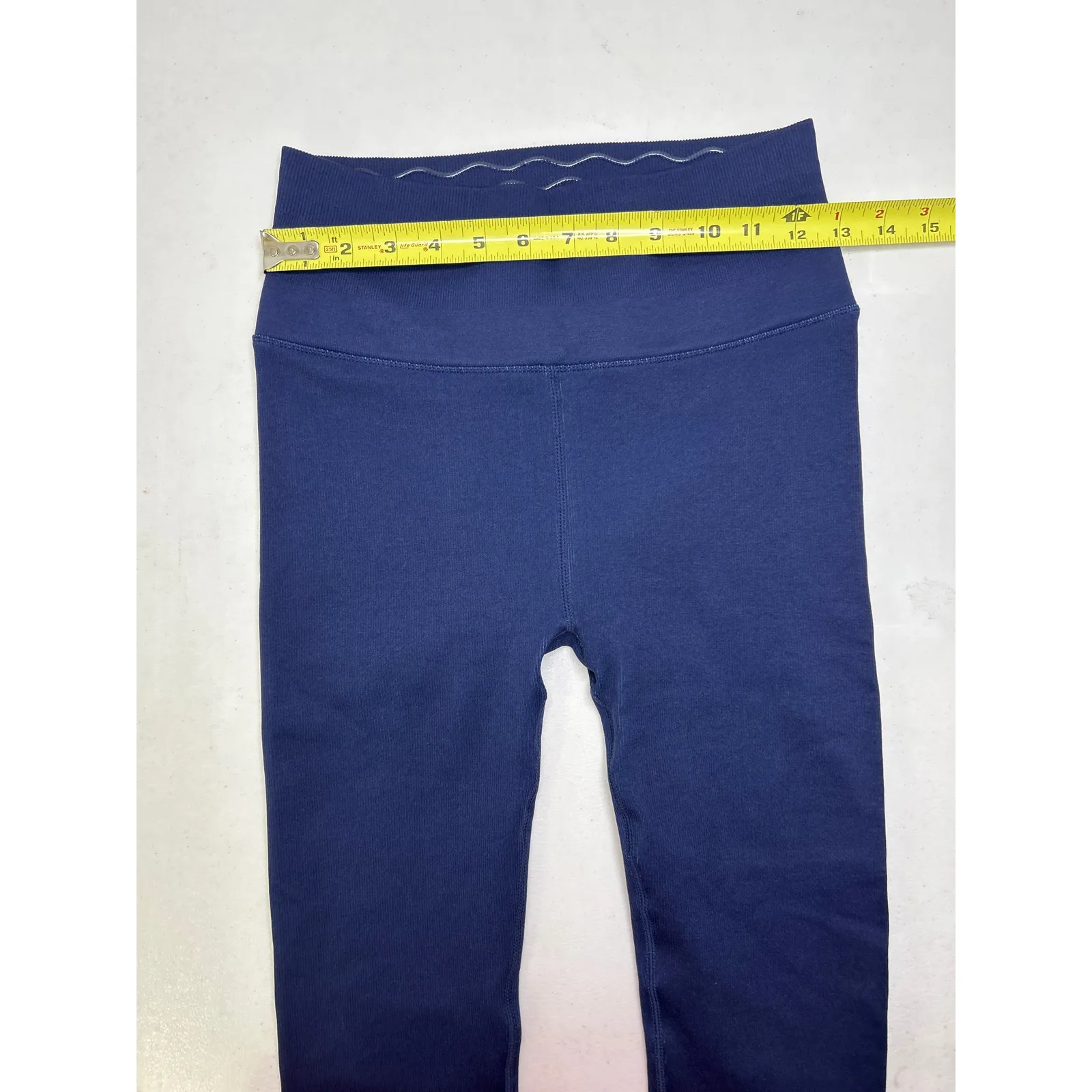 Spiritual Gangster Love Sculpt Jacquard Leggings in Navy. Size M/L. NWOT - Image 6