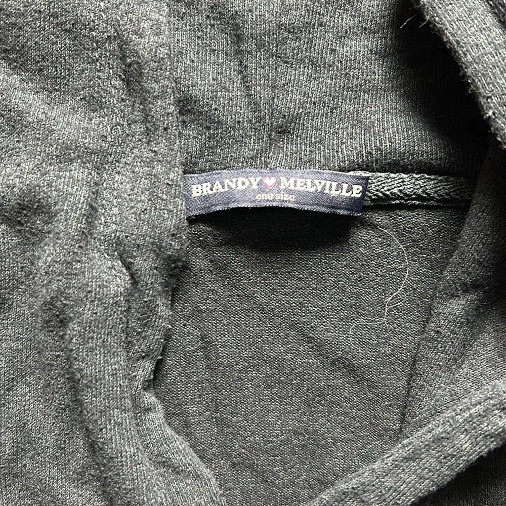 Brandy Melville gray thin hoodie - Image 2
