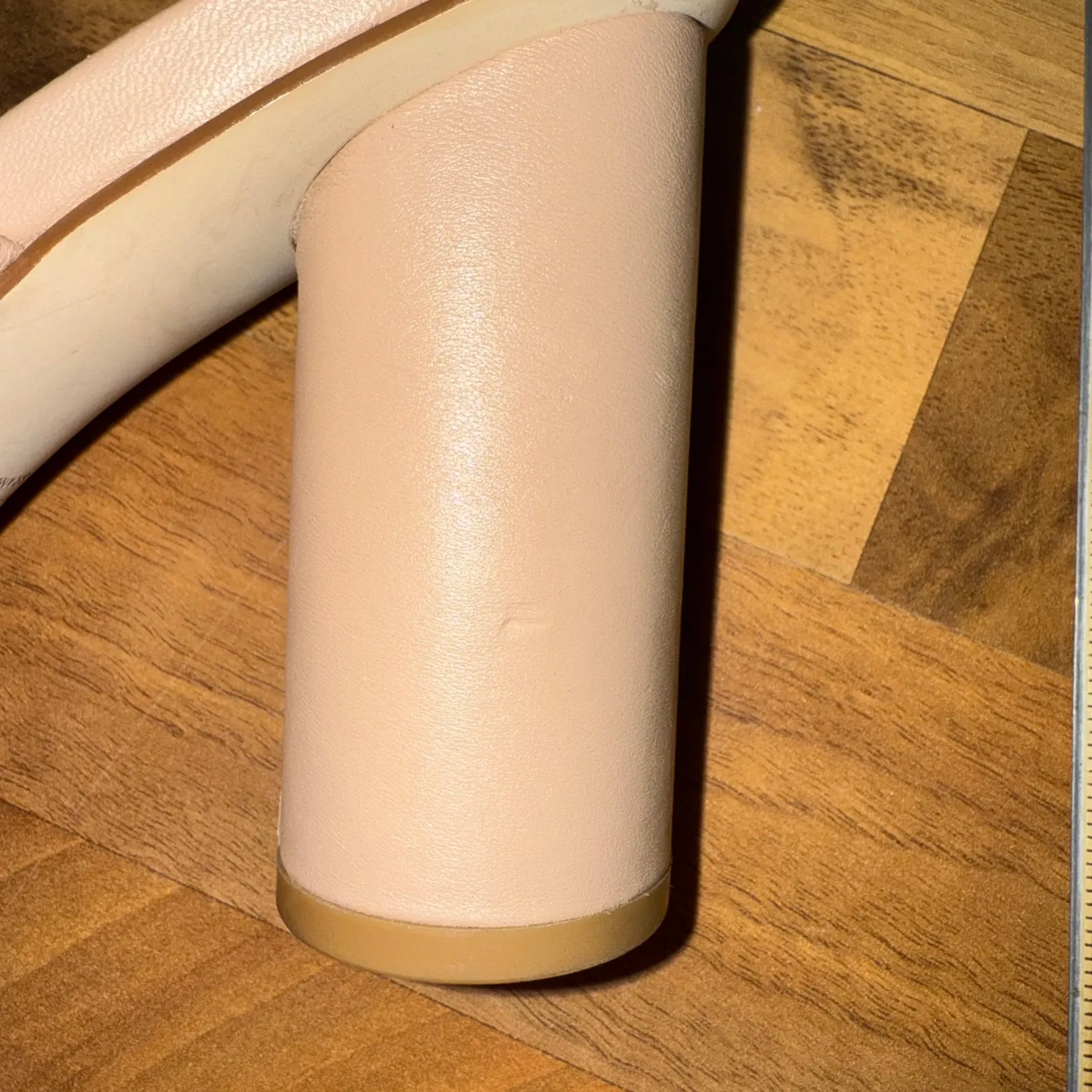 Cole Haan Women's Block Heel Sandals tan Leather classic wedding size 9‎ career - Image 5