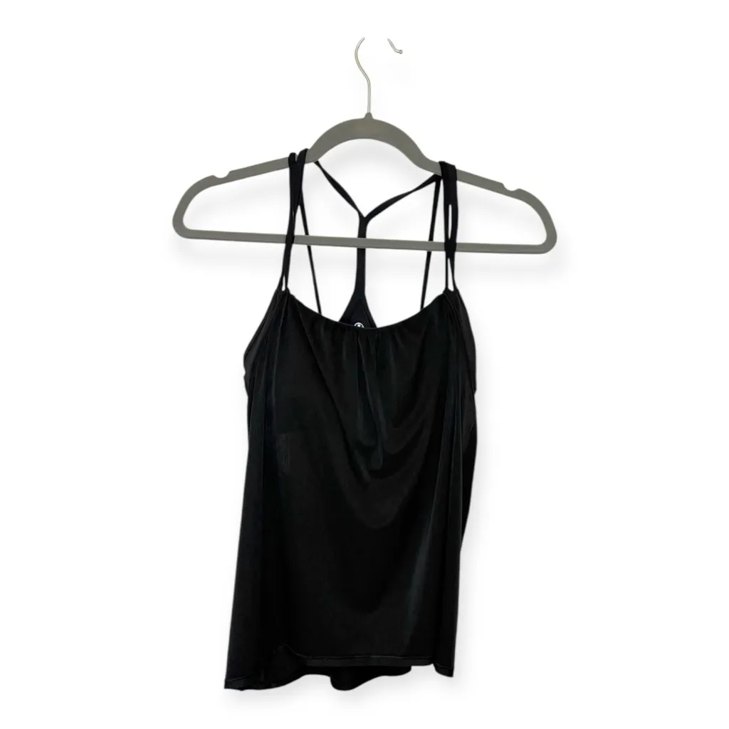 Lululemon Power Y Built-In Bra Tank Top Black Size 6 Lightweight Yoga - Image 3