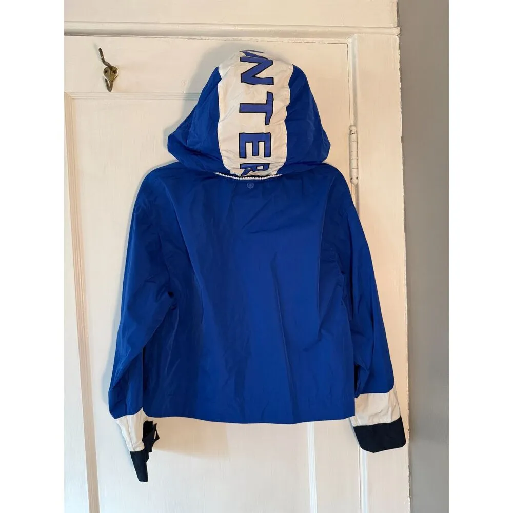 Hunter For Target Colorblock Blue and White Windbreaker Rain Jacket Size XS - Image 3