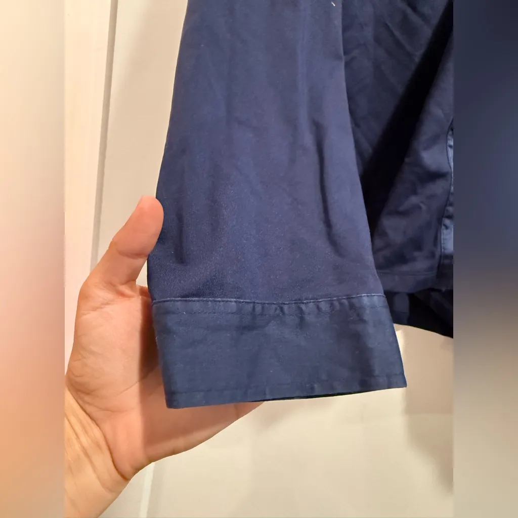 J. McLaughlin Navy‎ Casual Button-Down Shirt Size XL - Image 5