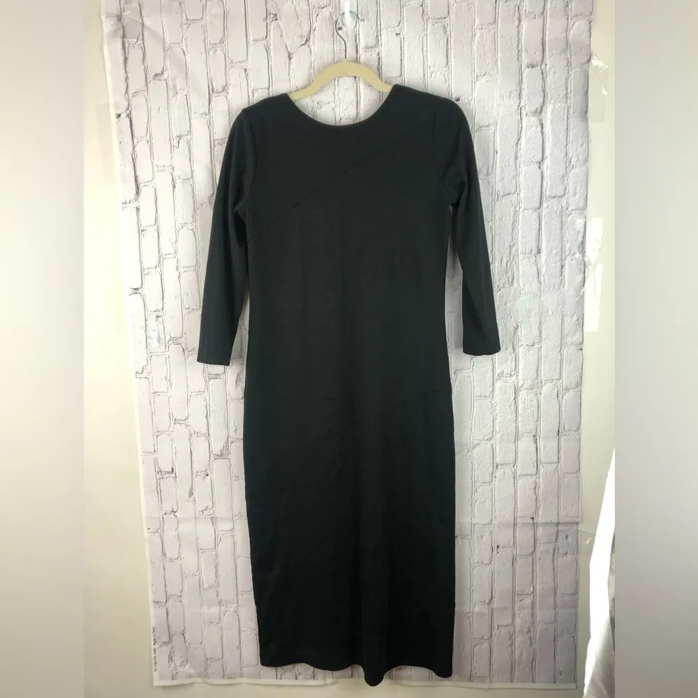 Peruvian Connection black Pima cotton dress size small - Image 6