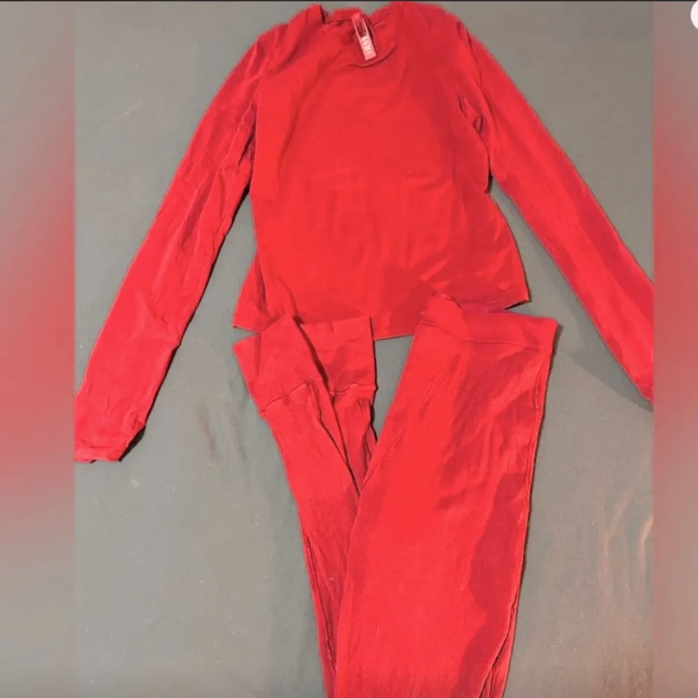 Ribbed Leggings and Cotton Long Sleeve Jersey T-Shirt Set - Image 10