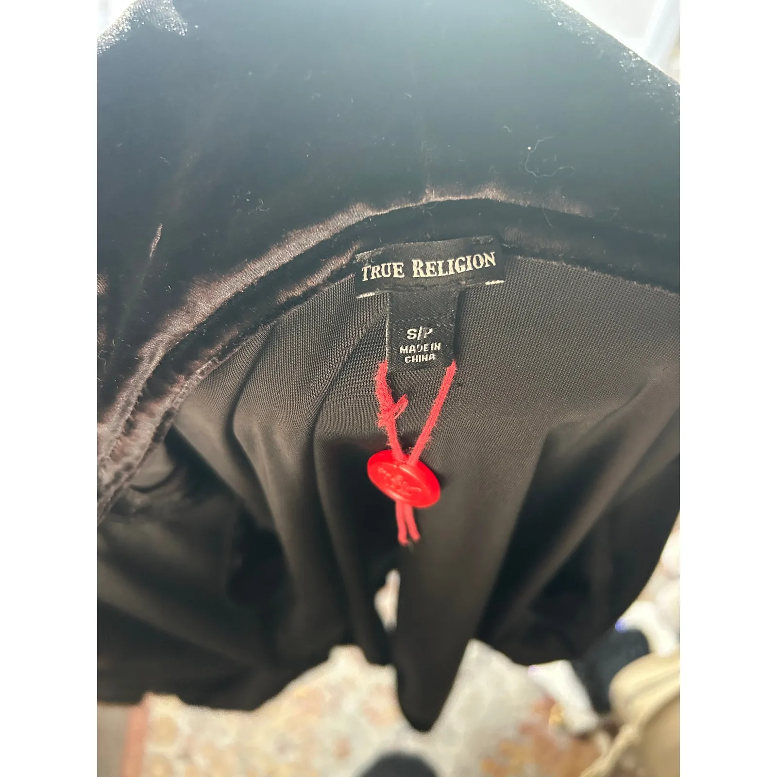 true religion velour jacket size s nwot - Image 2