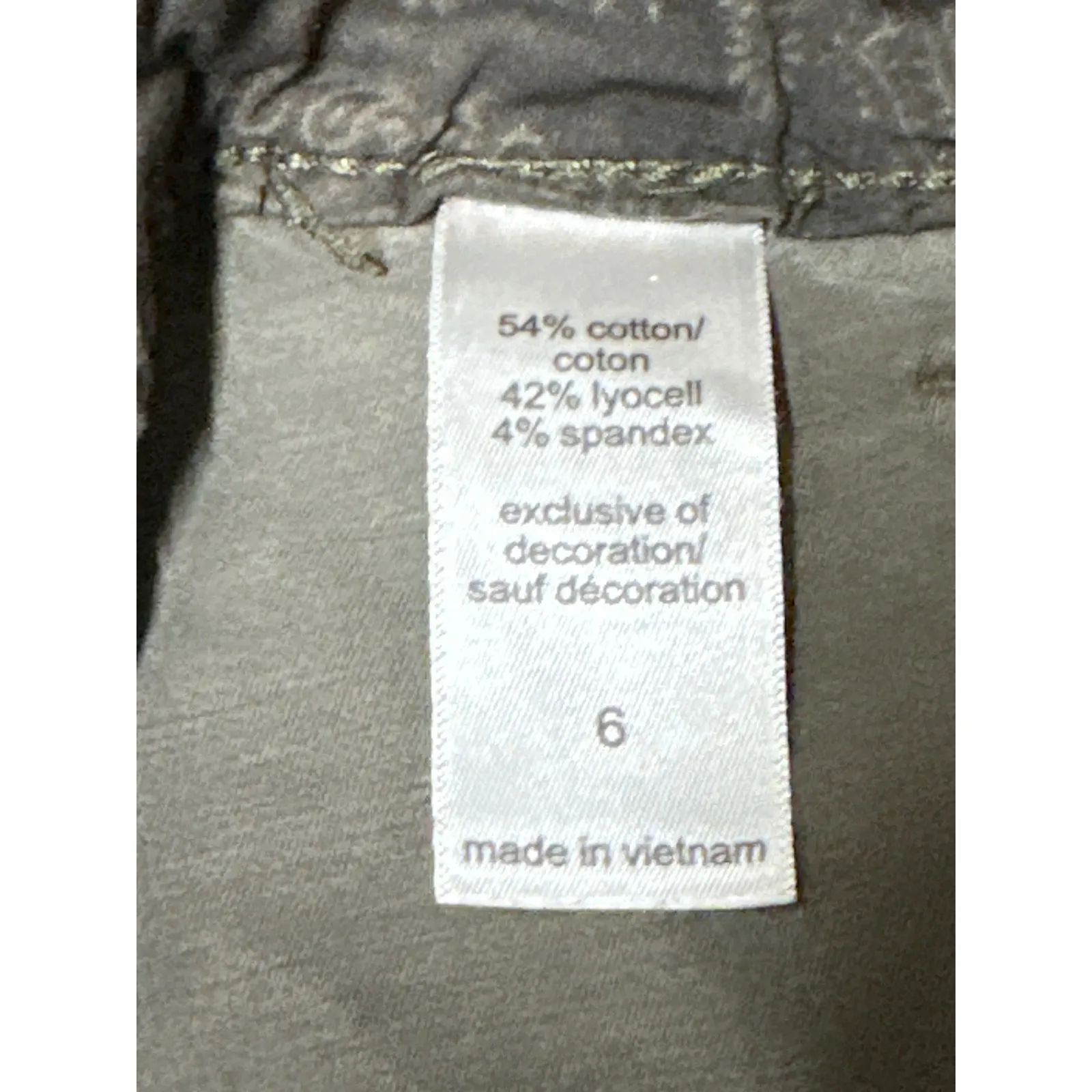 Maurices Womens Size 6 Khaki Cargo Shorts Utility Casual Outdoor Summer - Image 4