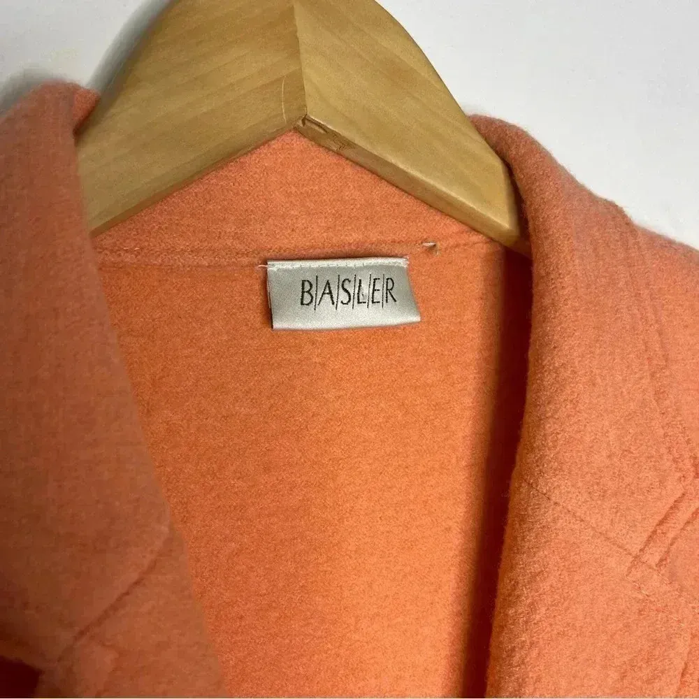 Basler Virgin Wool Cardigan Sweater Jacket Size 12 Pink - Image 3