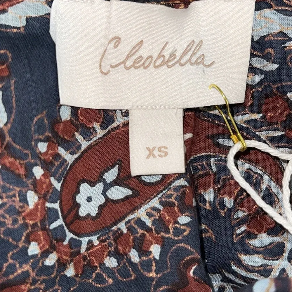 Cleobella Jillian Blouse‎ in Avalon Floral Print Size XSmall New Cotton organic - Image 8