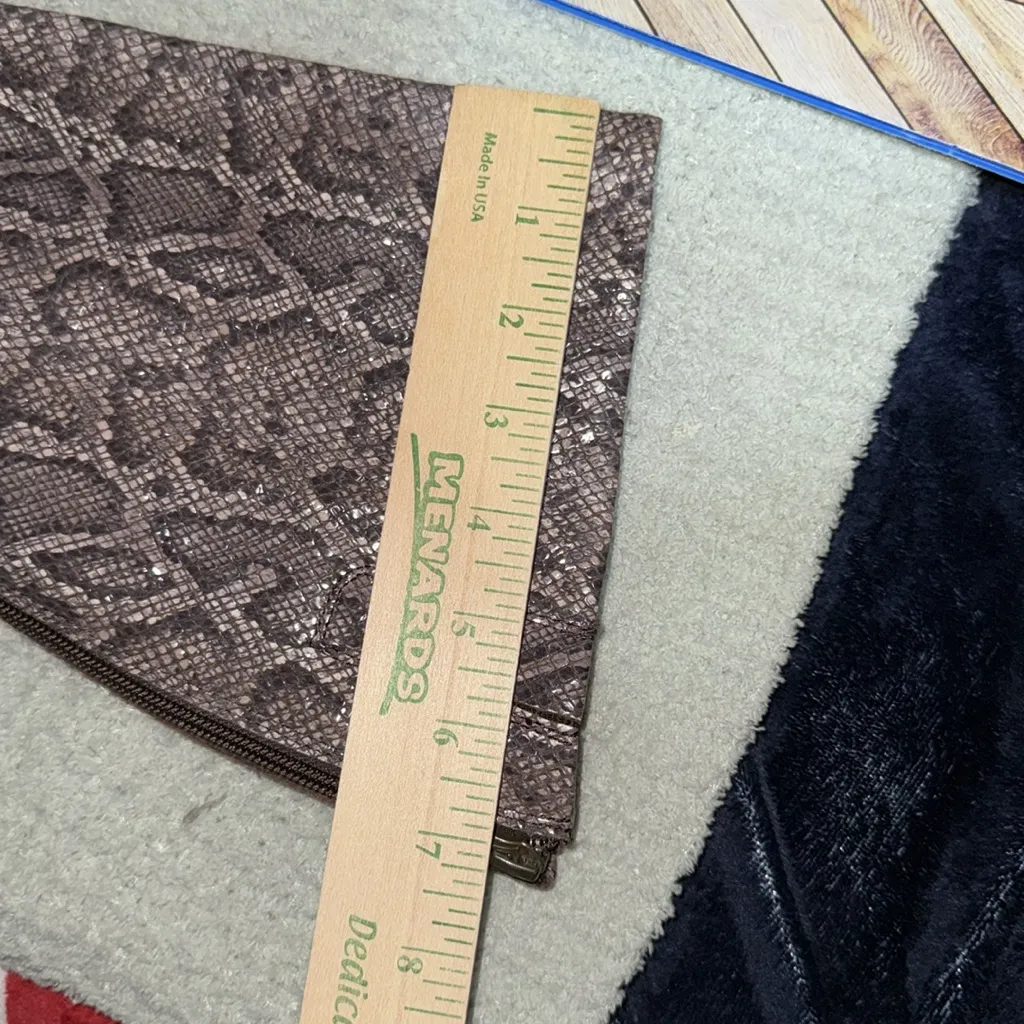 Born Brown Python Snakeskin Audriana Tall Heeled Boot Suede Fall Mobwife Sz 7.5M - Image 12