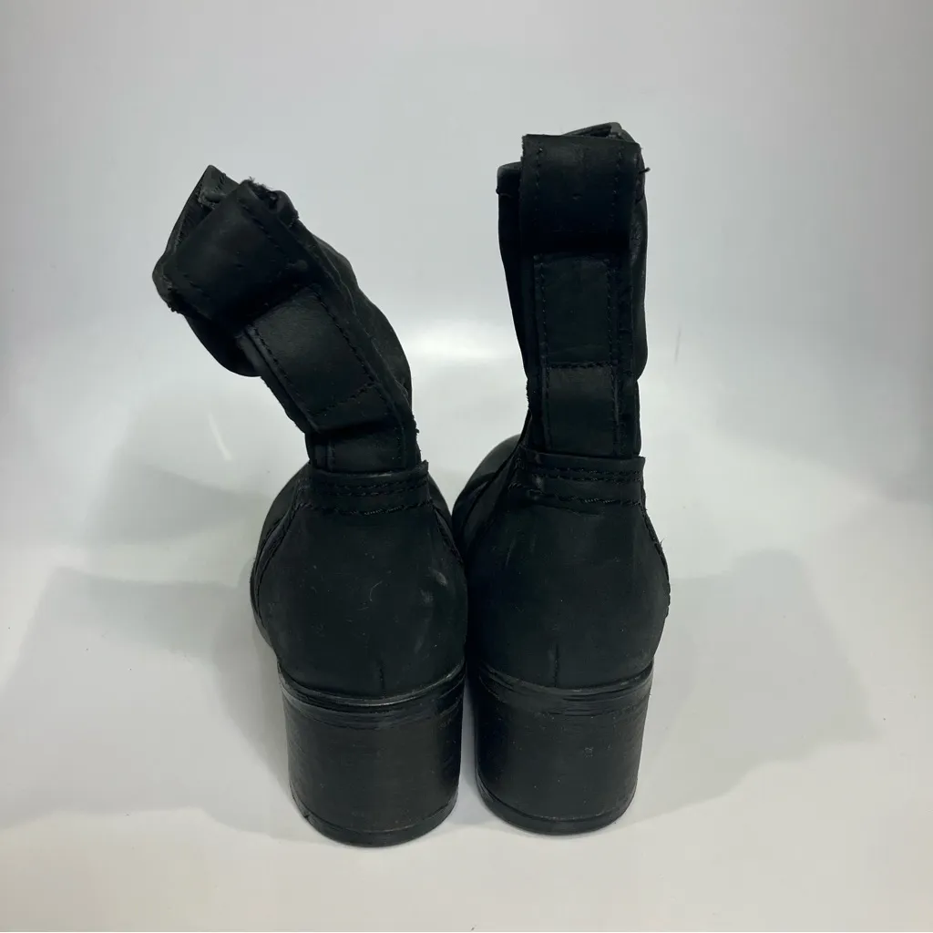 Steve Madden Travis faux leather boots black women’s size 9 punk gothic casual‎ - Image 4