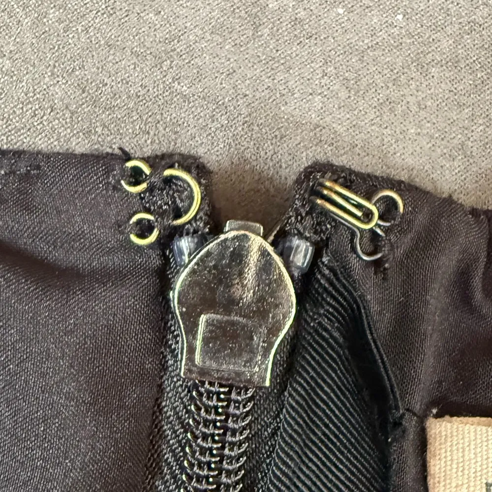 REBECCA TAYLOR TEXTURED STRETCH FIT & FLARE DRESS Black Size 6 - Image 9