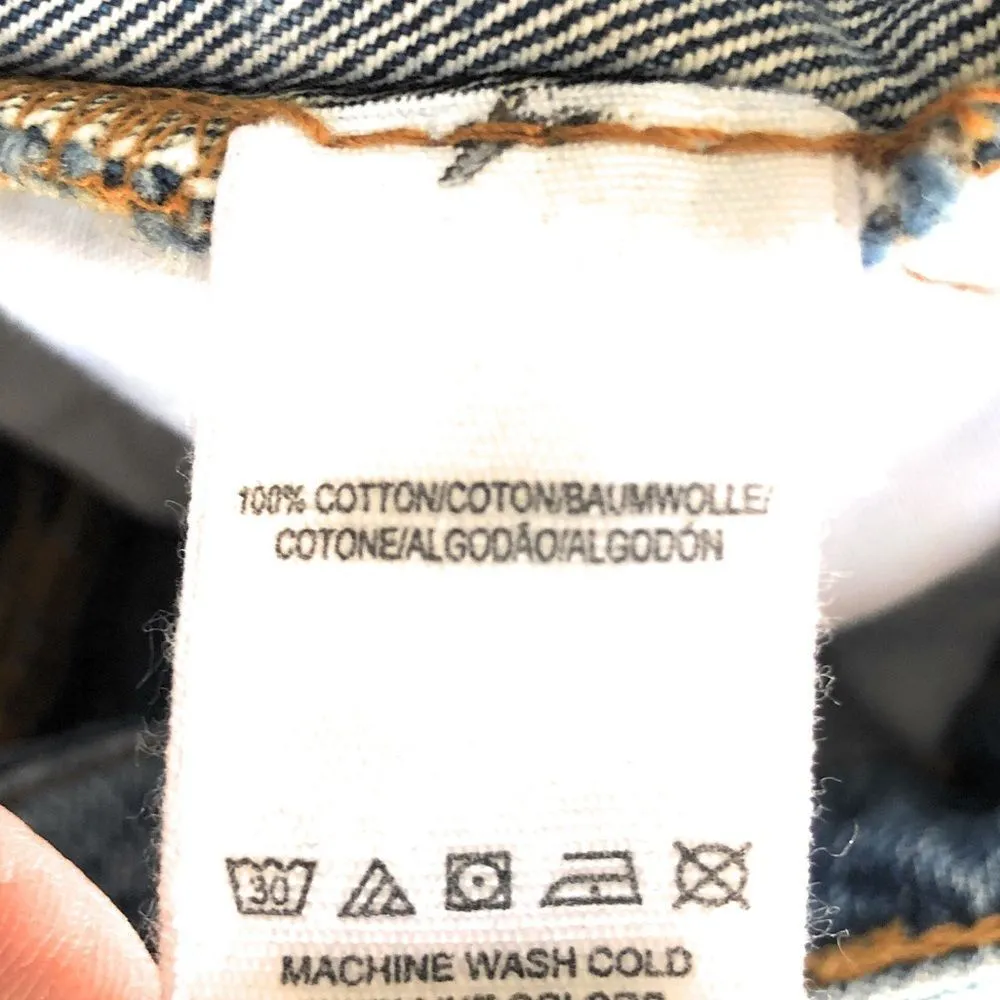 Free People  Embroidered Denim Mini Skirt‎ - Image 8