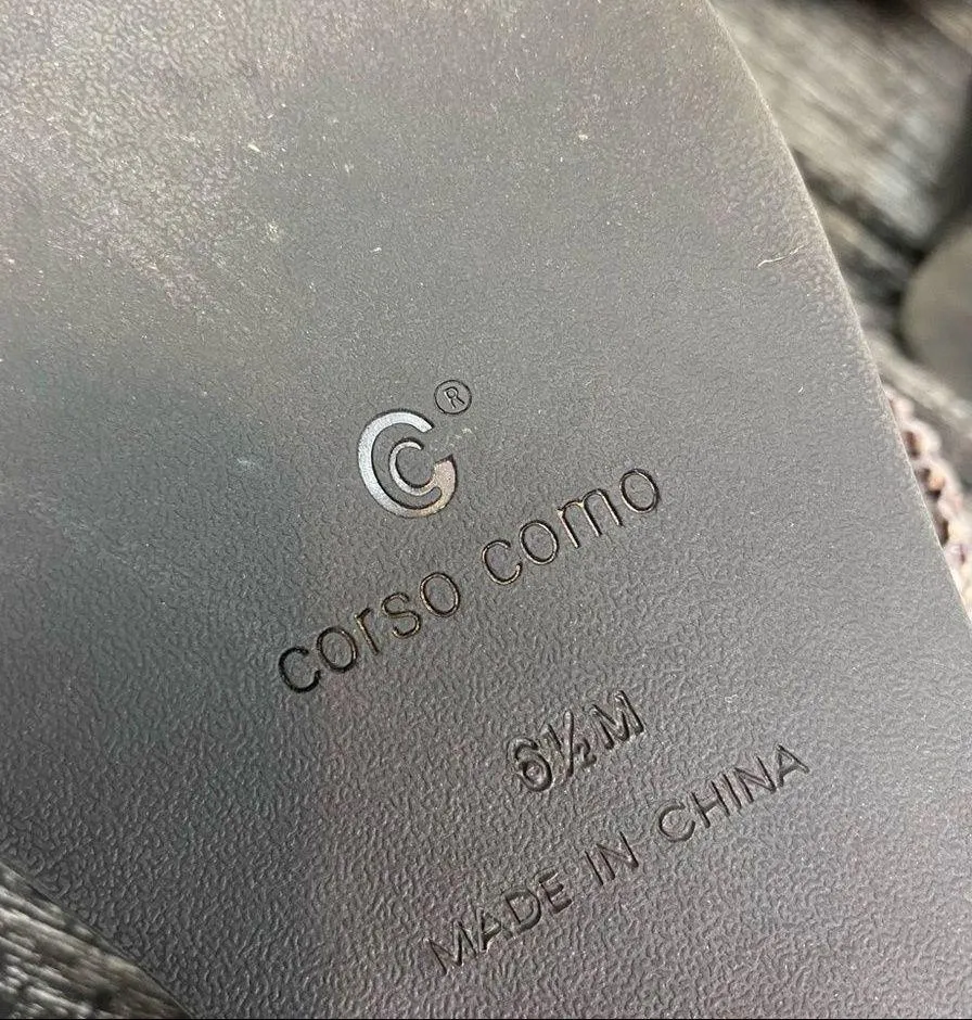 Corso Como Black & Brown Wynnter Snake Print Wedge Platform Strappy Sandals 6.5 - Image 7