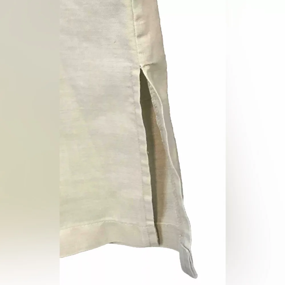 Vero Moda Cream Medium Linen/Ramie Draw String High Rise Wide Leg - Image 4