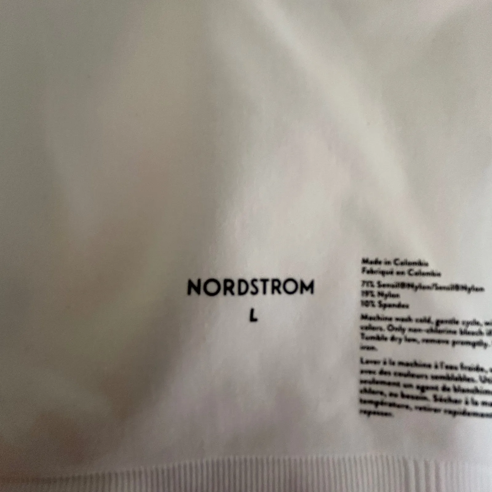 Nordstrom Seamless Comfort Wireless Sports Bra Lounge Bralette Size L - Image 4