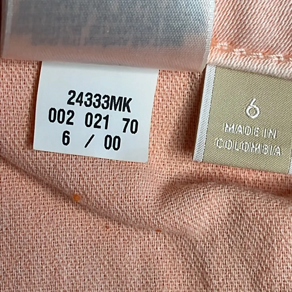 💰 Michael Kors Izzy Cropped Skinny peach jeans - Image 12