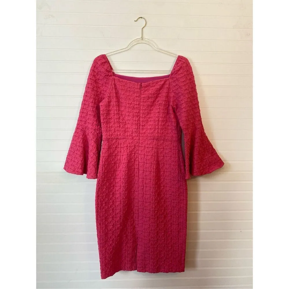 Trina Turk Favor Bell Flare Sleeve Dress - Image 8