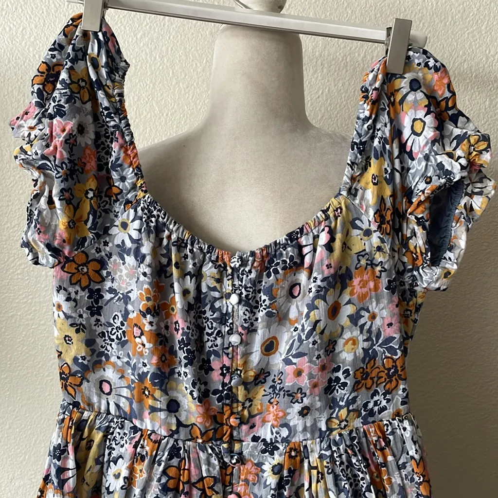 American Eagle - Floral‎ Button-Front Mini Dress - Image 5