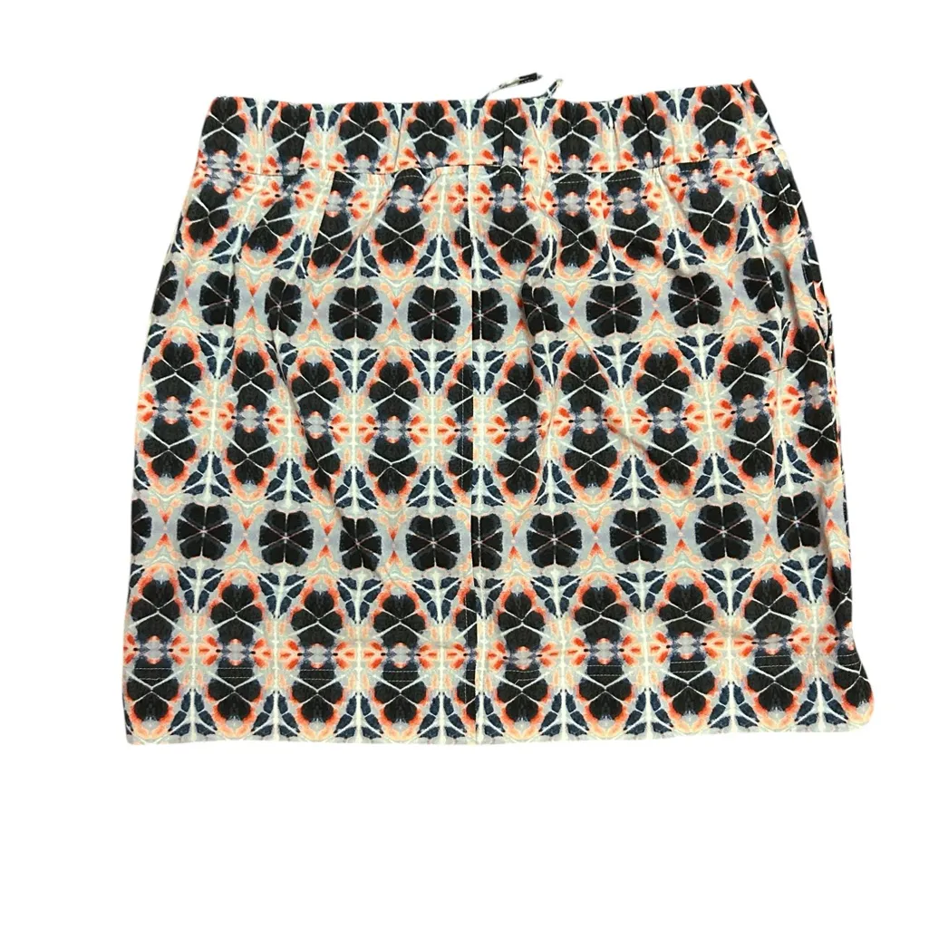 J.Jill FIT Skort Mini Geometric Print Small Women’s Blue - Image 3
