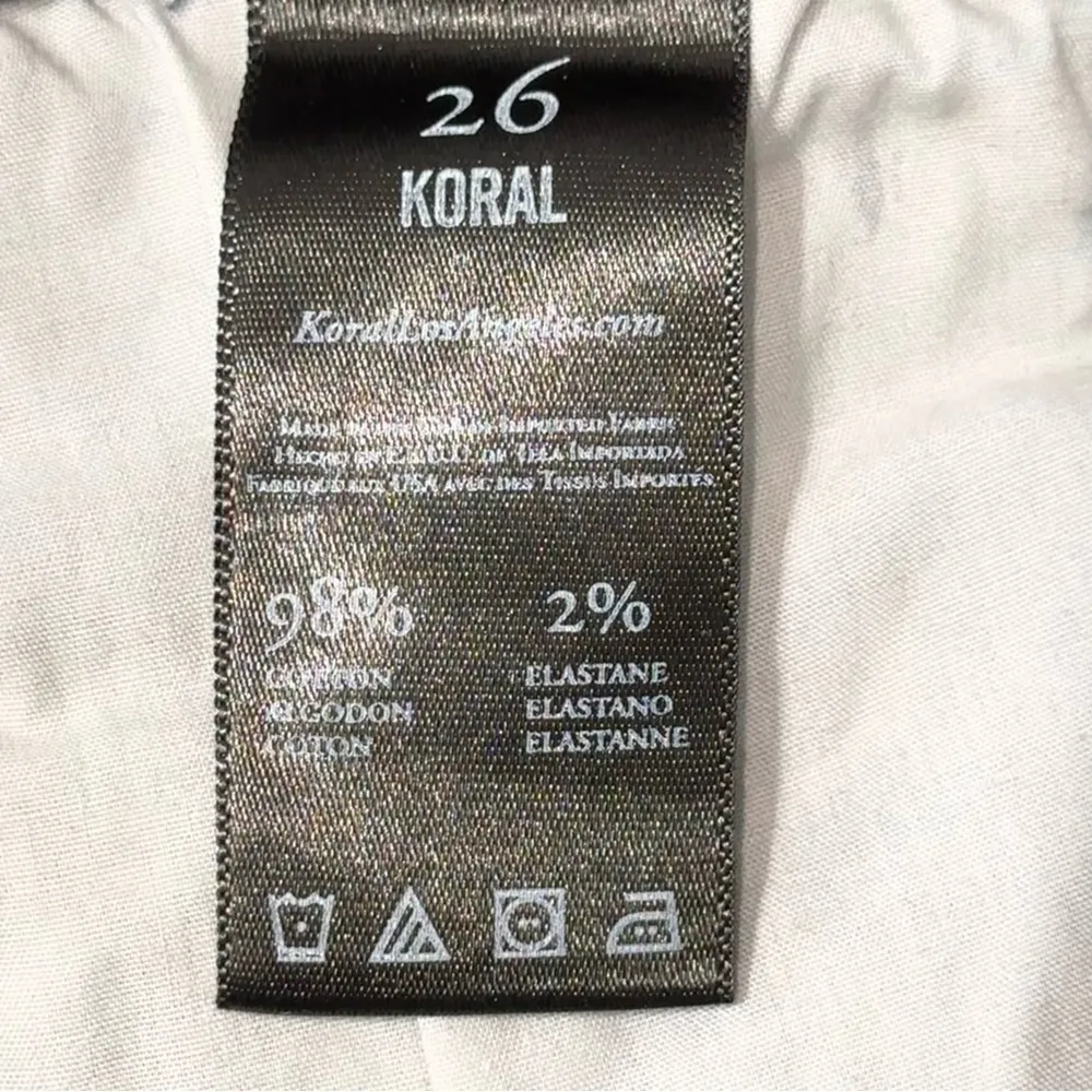 Koral Los Angeles Women’s Size 26 Dark Denim Lived in Length A1 Skinny Jeans - Image 8