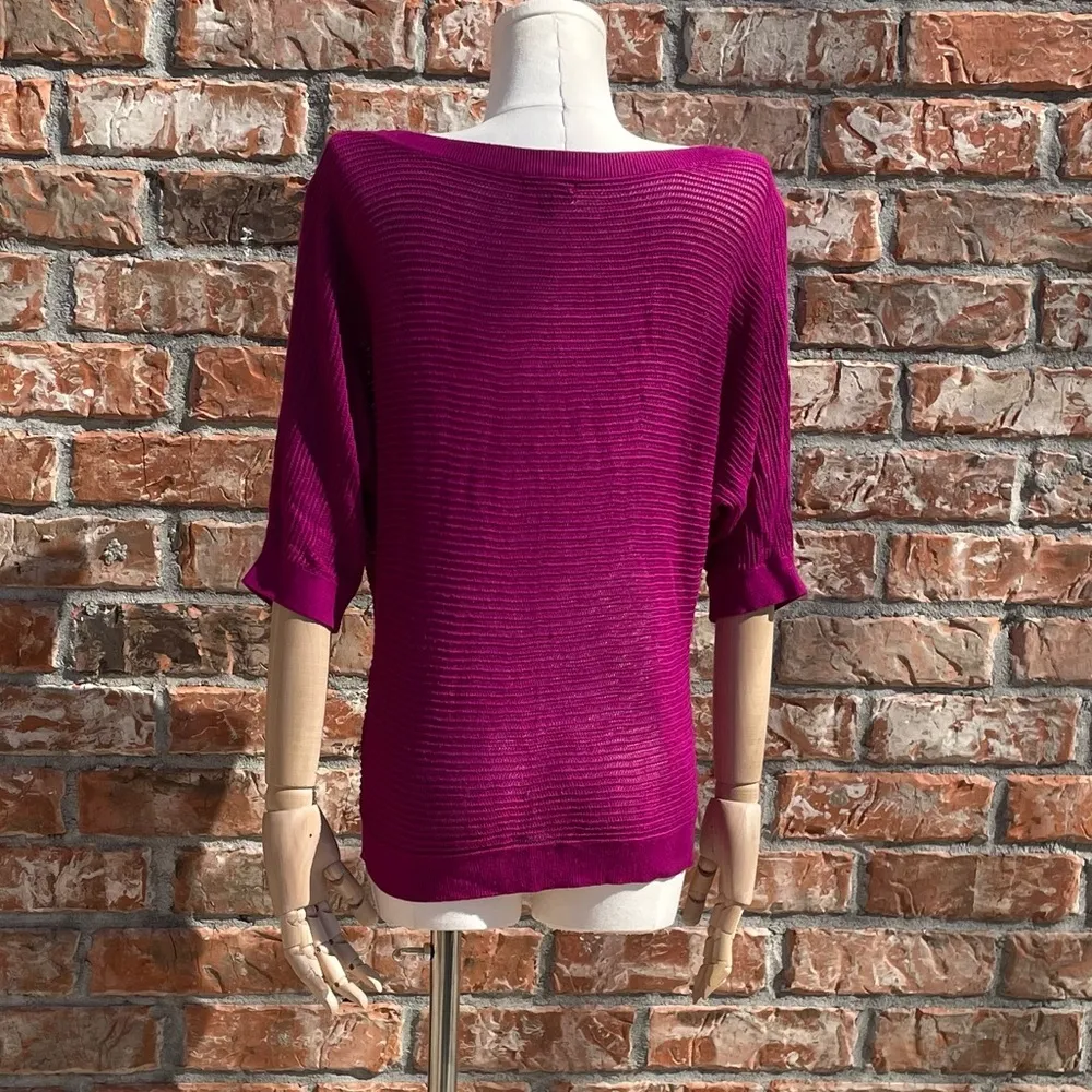 magenta/cranberry fitted sweater/top / M / Excellent condition - Image 10