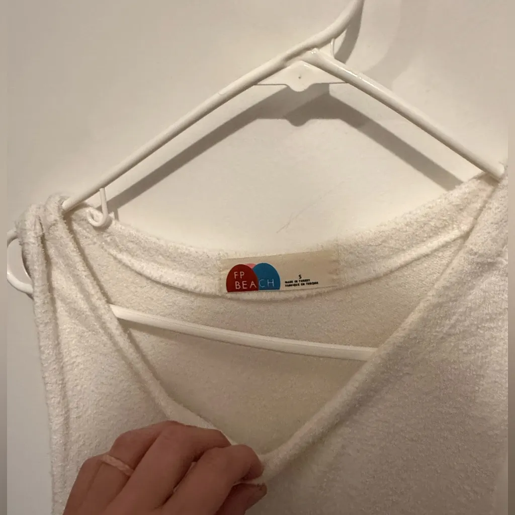 Easy does it FP beach small Elegant White Sleeveless Dress - Image 6