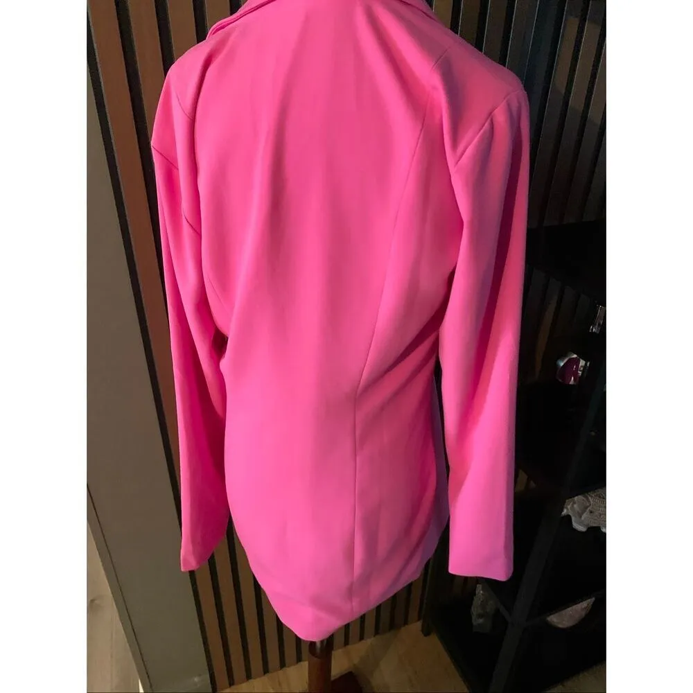 Superdown pink blazer size medium long oversized - Image 5