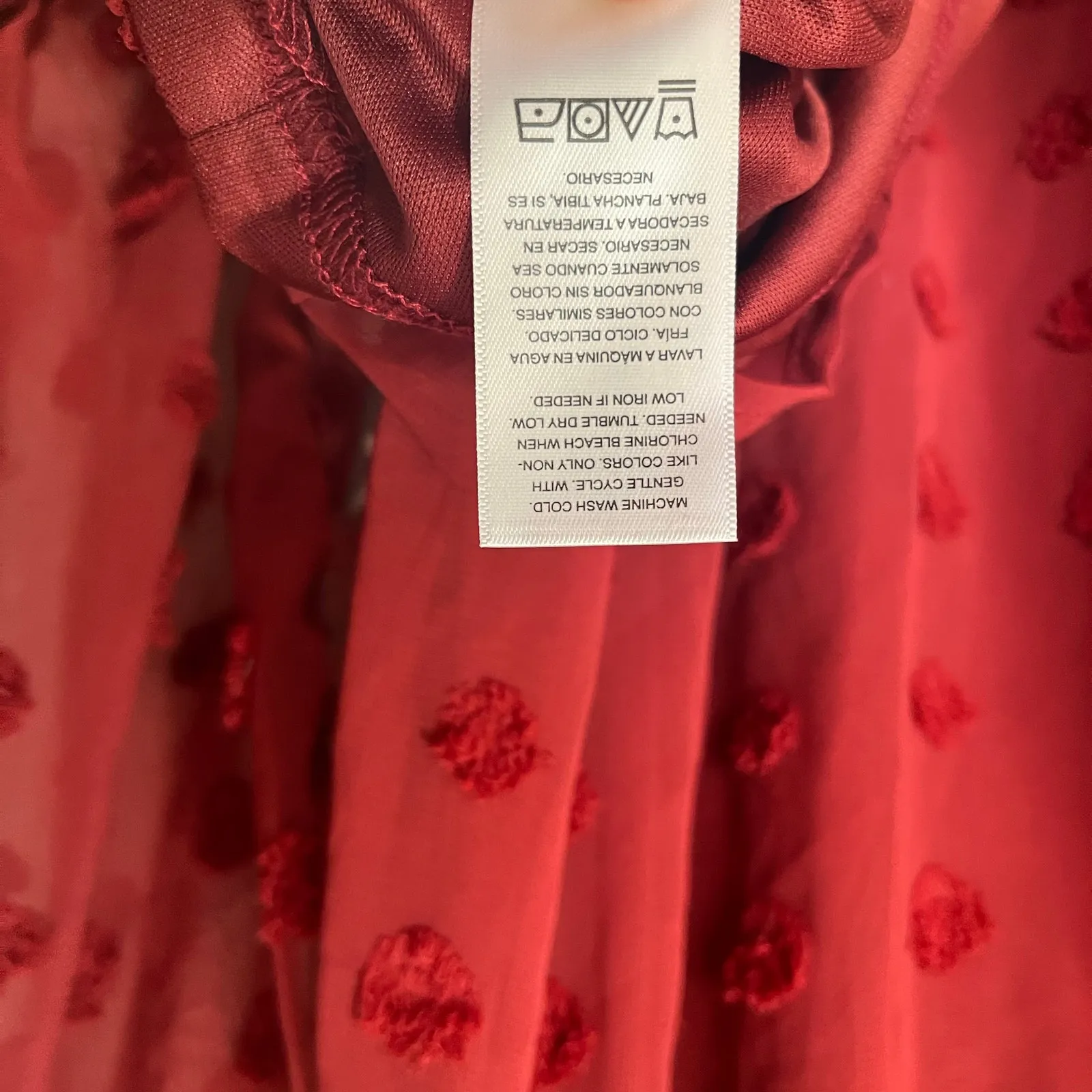 Destination Maternity‎ Burgundy Top Size Small - Image 8