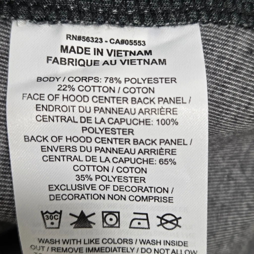 Nike WILMU Track and Field Gray and Black Jacket/Hoodie Size M - Image 8