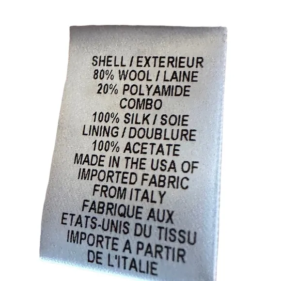 Milly Wool Blend‎ Tan Ruffled Jacket Sz 6 - Image 7