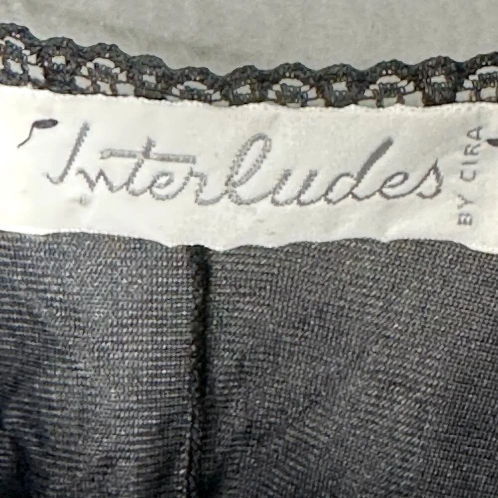 Vintage Interludes by Cira Black Lace Slip Women's Small Union Made in the USA - Image 10