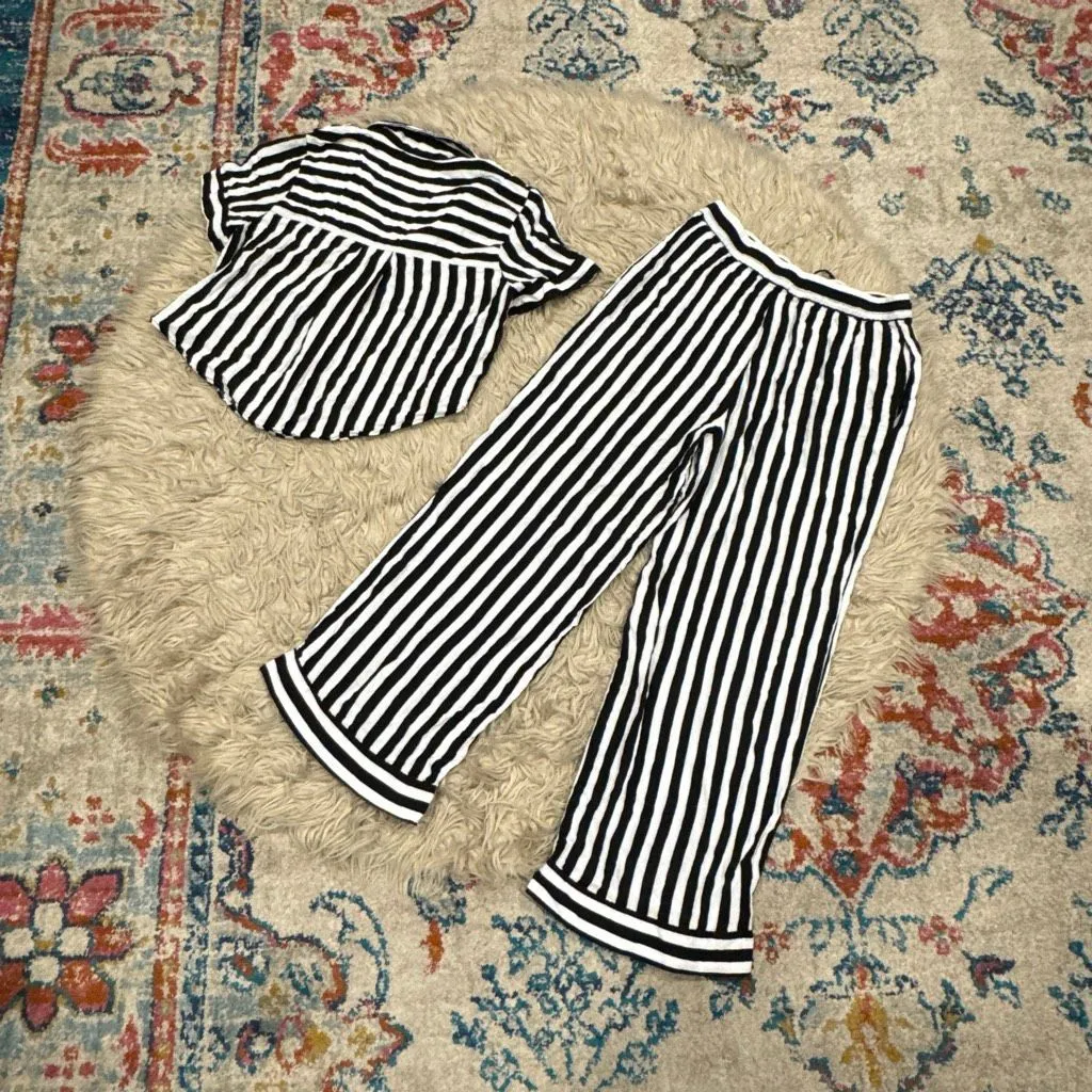 Free people intimately striped pajamas size medium - Image 4
