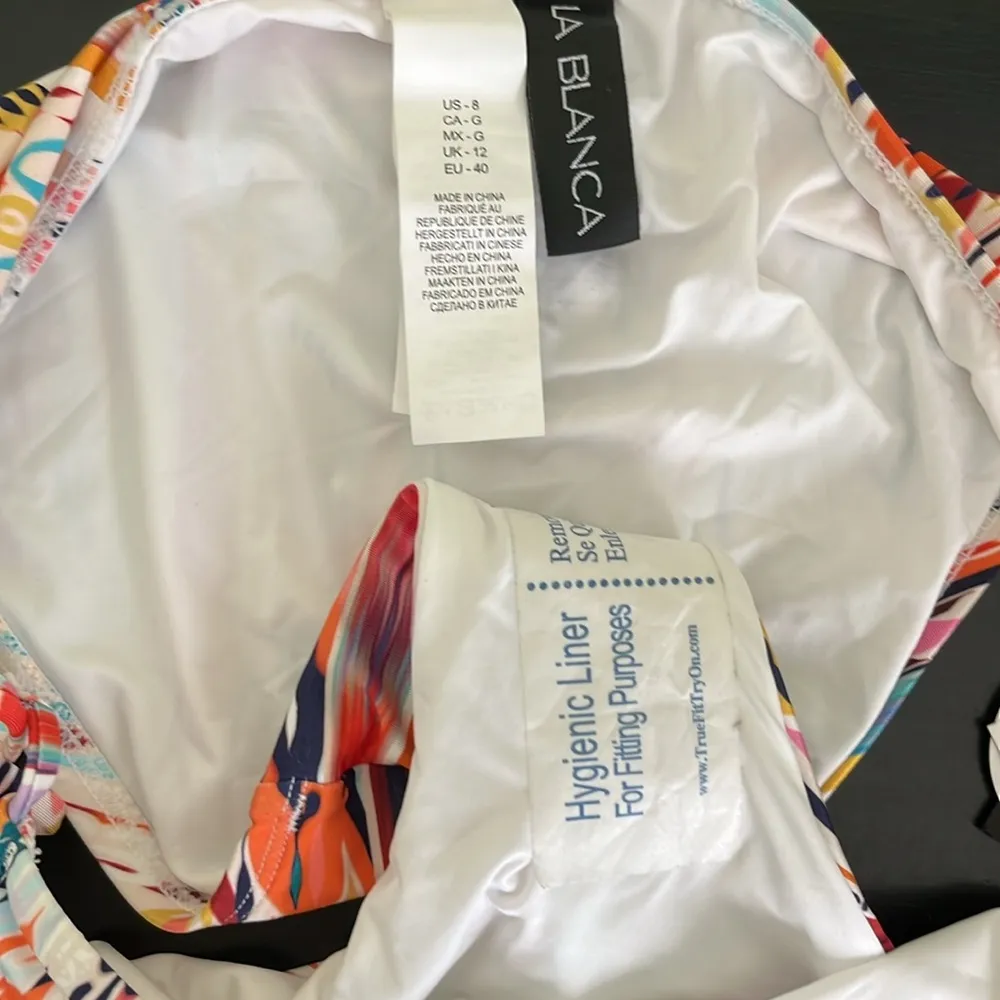 La Blanca Women's Standard Triangle Bikini Color: Multi//Desert Dream - Image 9