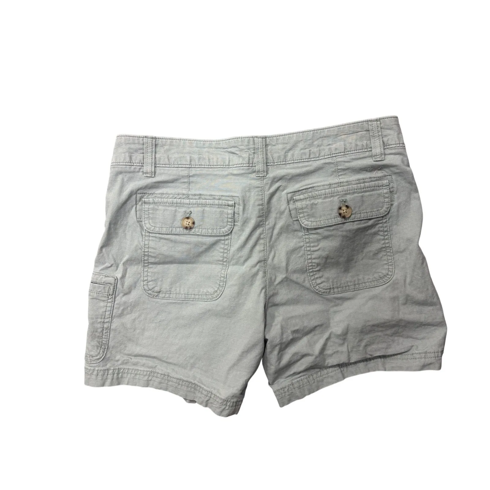 Eddie Bauer Cargo Shorts‎ Size 8 Womens Casual Outdoor Hiking Gray - Image 4
