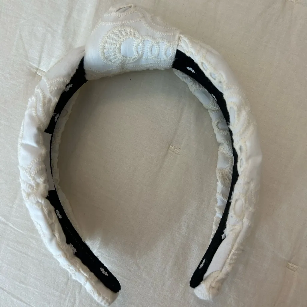 Lele Sadoughi Knotted Eyelet Headband - Image 6