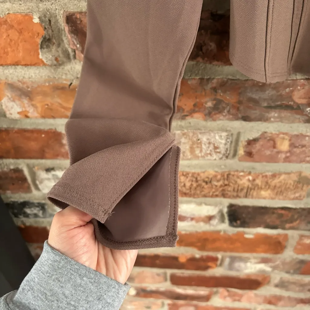 Abercrombie Corset Style Long Sleeve Crop Top Shirt, M - Image 6