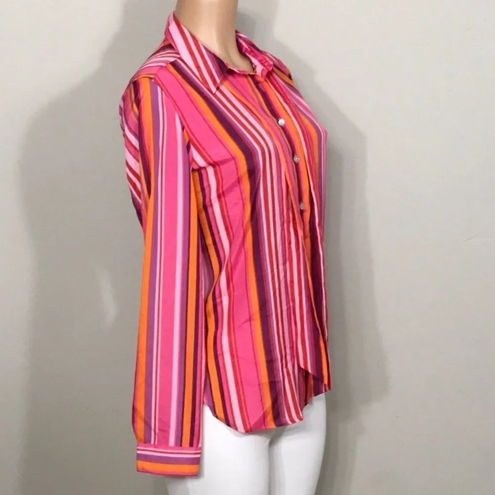 Isaac Mizarahi stripe shirt. NWT - Image 4