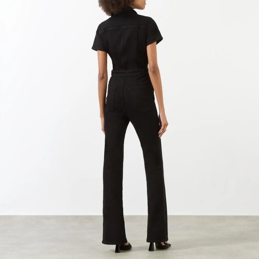 NWT GOOD AMERICANFit for Success Bootcut Denim Jumpsuit Size M - Image 3