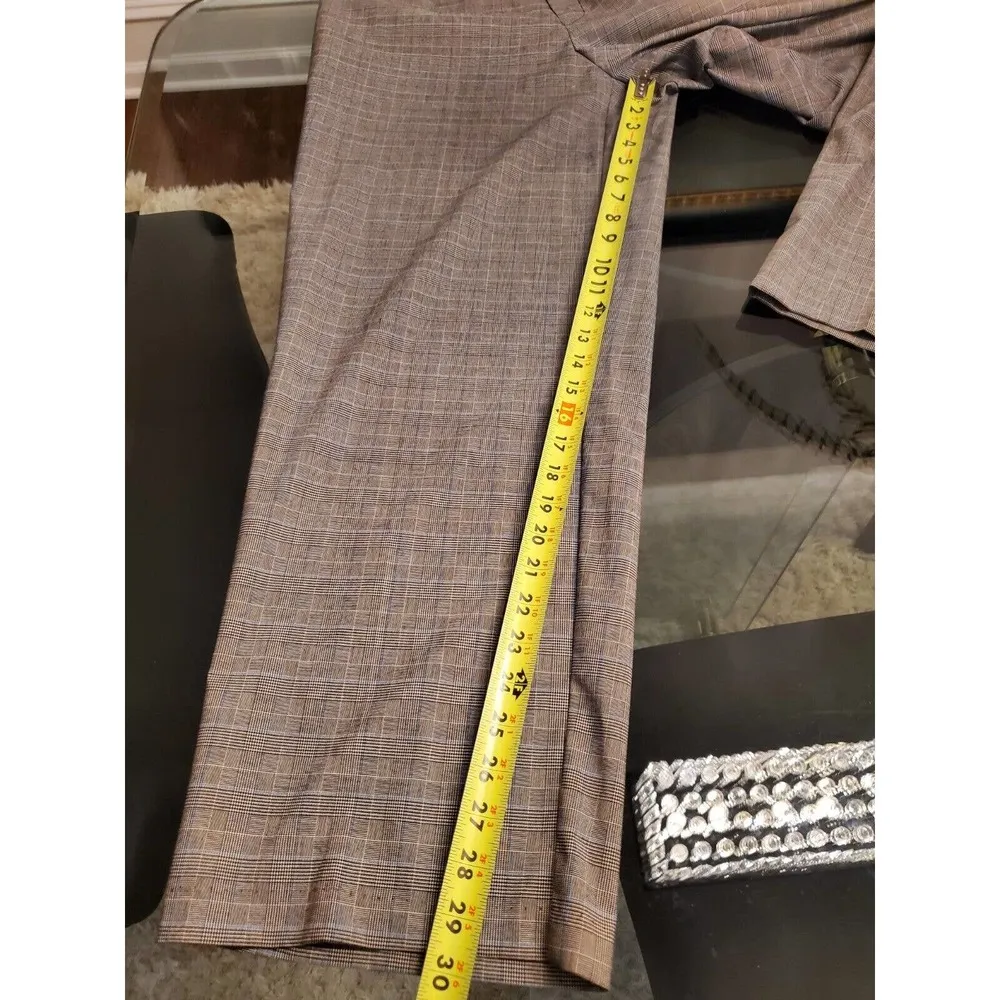 Jennifer Moore Women's Gray Polyester Mid Rise Straight Fit Dress Pant Size 16 - Image 12