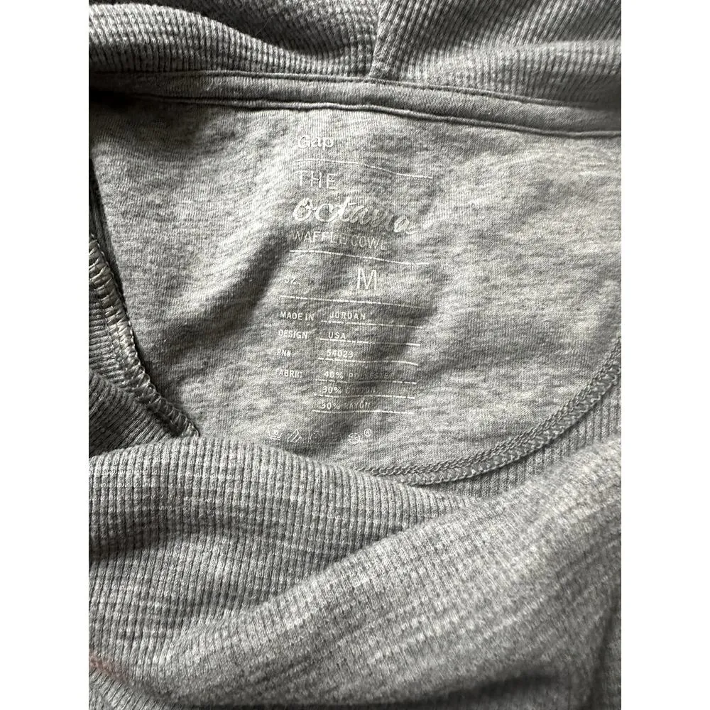 GAP The Octavia Waffle Cowl Medium Gray - Image 2