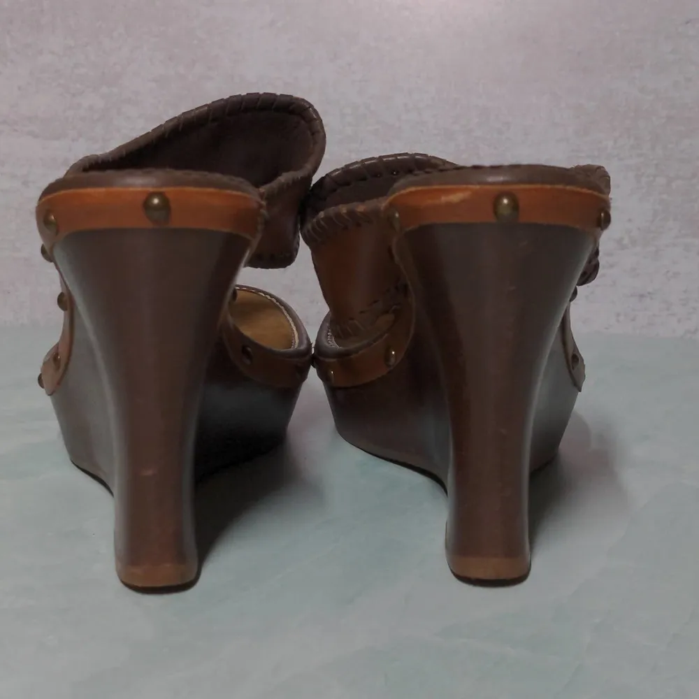 Jack Rogers Marbella Platform Wedge Sandals in Espresso/Brown – Size 8M – EUC - Image 11