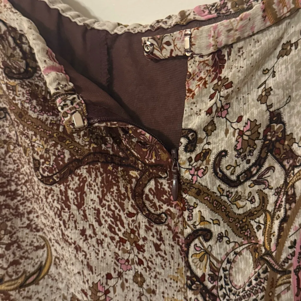 Coldwater Creek Women's Midi Paisley Skirt Vintage - Image 6