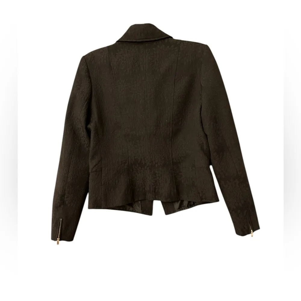 Cynthia Rowley Motorcycle Black Jacket - Image 2