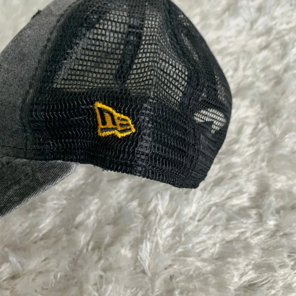 Mizzou University of Missouri Baseball Cap Hat Mesh Snap Back New Era Gray - Image 2