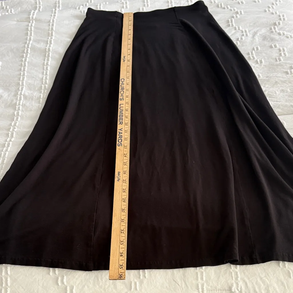 Vintage 80’s Laura Ashley Classic Black A-Line Skirt Size 10 - Image 8