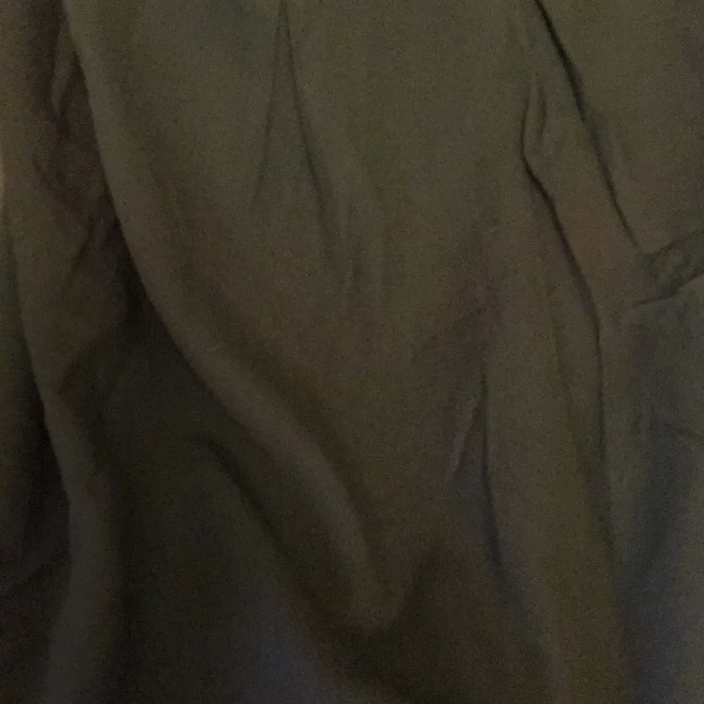 Vintage dark green knee length a line skirt with pleats size Medium - Image 9