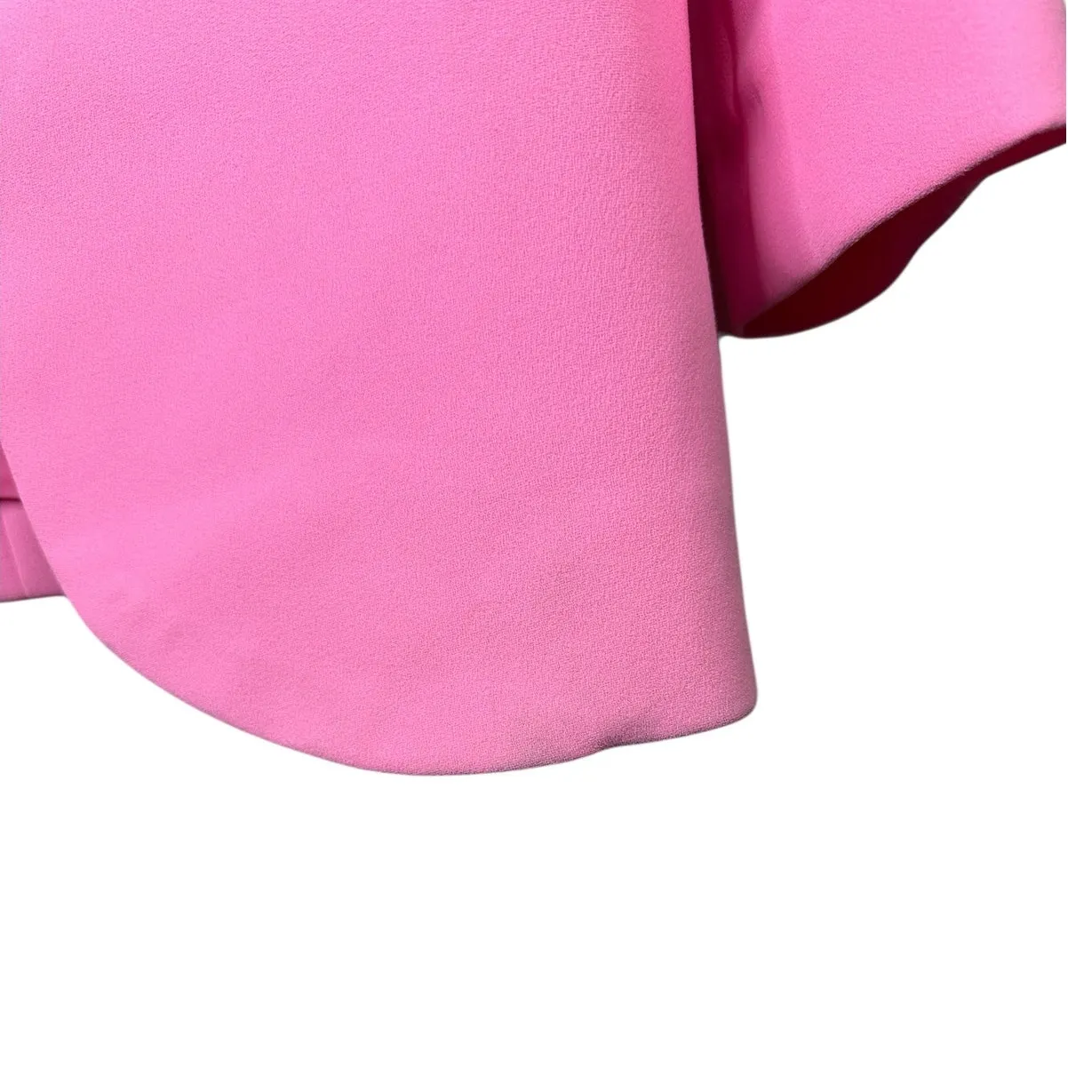 House of CB NWT Making Money Moves Gabri Pink Satin Button Lapel Blazer Small - Image 10