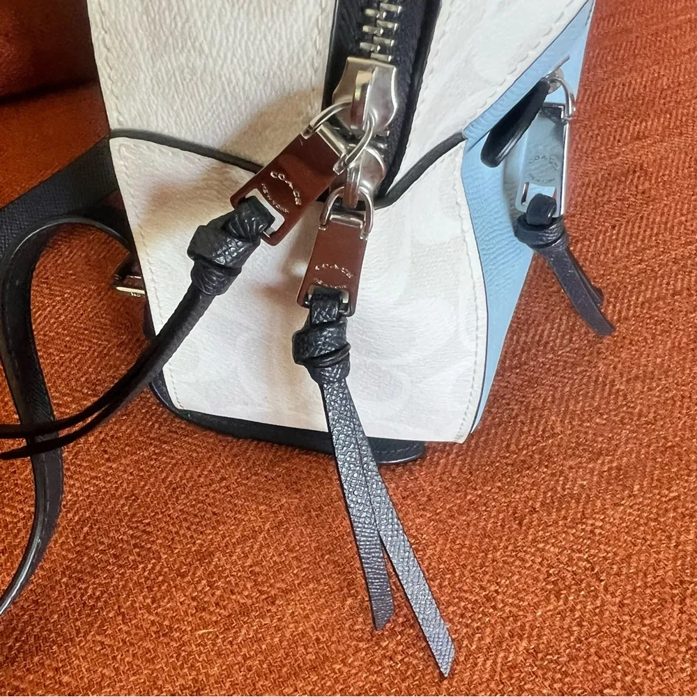 Coach Women's Jordyn Colorblock Backpack #C250542 - Image 7