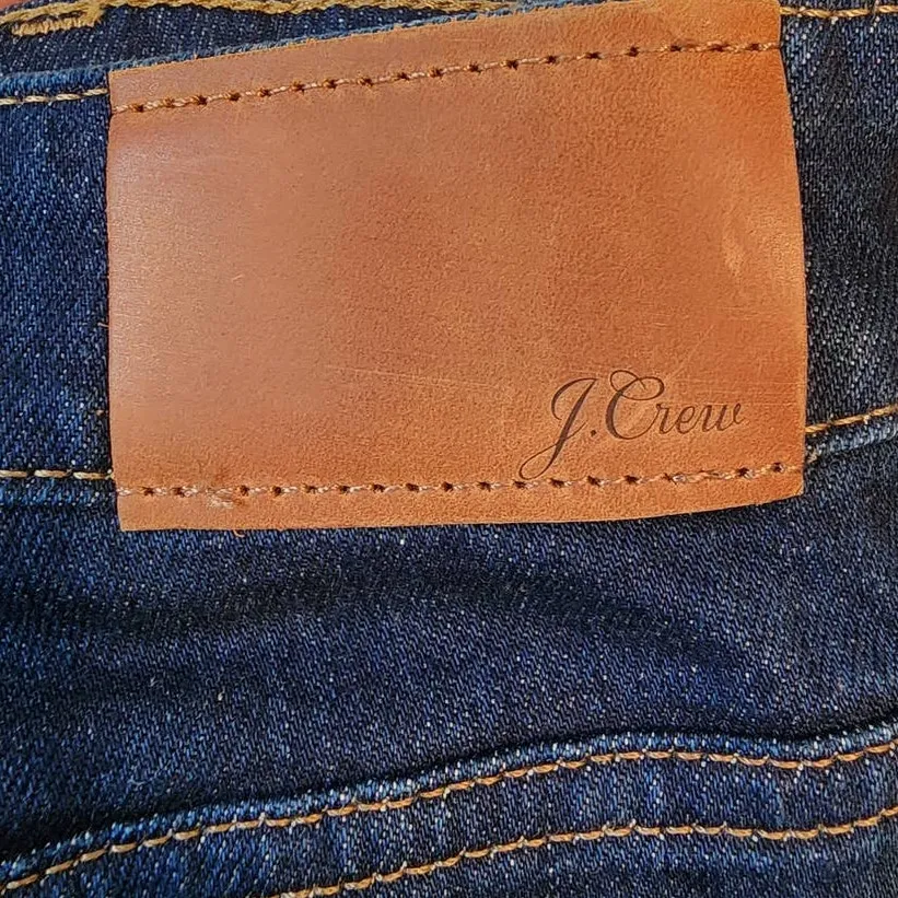 J Crew Curvy Classic Straight Jeans in Resin Rinse 28 NEW - Image 6